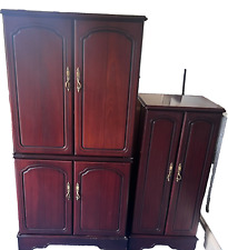 Mahogany hideaway computer for sale  NORTHWICH