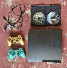 Sony PlayStation 3 PS3 CECH-3001a 160GB Console Bundle 2 Controllers 2 Games for sale  Shipping to South Africa