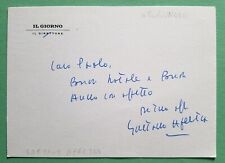 Afeltra gaetano autografo usato  Lucca
