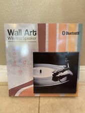 Alto-falante Bluetooth® Wireless Record Wall Art 15,75 pol x 15,75 pol, usado comprar usado  Enviando para Brazil