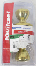 Kwikset polished brass for sale  Hastings