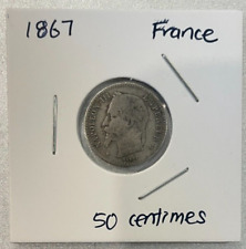 1867 silver centimes for sale  Land O Lakes