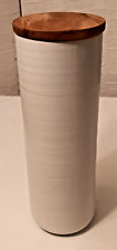 Cylindrical white tall for sale  DOVER