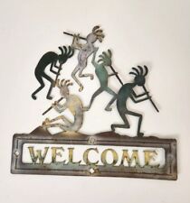 Letrero de bienvenida Kokopelli hoja de bienvenida suroeste arte puerta de baile arte arte pared arte segunda mano  Embacar hacia Argentina