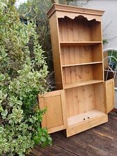 Antique pine bookcase for sale  RUGBY