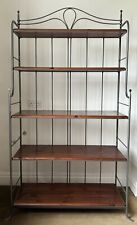 wrought iron shelf unit for sale  CRANLEIGH