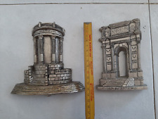 Placche metallo monumento usato  Italia