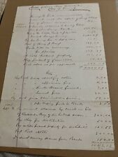 1884 Salem CT Probate Document Estate Record of Lucy Way Genealogy New London Cy for sale  Shipping to South Africa