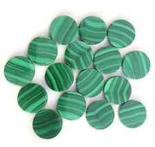 Natural Malachite Flat Round Cabochon Coin AAA Quality loose gemstone 6mm-20mm for sale  Shipping to South Africa