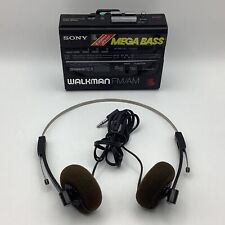 Sony Walkman Radio Cassette Player WM-AF64/BF64 w/ Headset (Q3) W#635 for sale  Shipping to South Africa