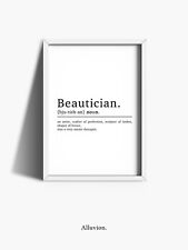 Beautician definition print d'occasion  Expédié en Belgium