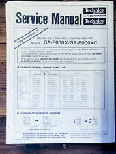 Receptor Technics SA-8000X SA-8000XC Supp. Manual de serviço *original* comprar usado  Enviando para Brazil