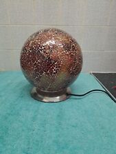 Crackle glass globe for sale  LEEDS