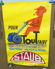 Affiche ancienne tracteurs d'occasion  Marseille I