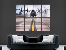 LOCKHEAD C130 HERCULES ARMY MILATARY TRANSPORT PLANE LARGE PICTURE POSTER GIANT for sale  BOURNEMOUTH