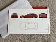 Ferrari lithograpgh drawing for sale  CLEVEDON