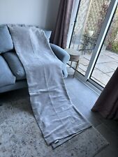 grey chenille curtains for sale  BRIDGEND