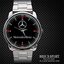 Reloj de metal inoxidable con logotipo de Mercedes-Benz para hombre segunda mano  Embacar hacia Argentina