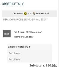 Champions league tickets gebraucht kaufen  DO-Wambel