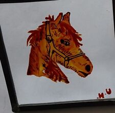 Glasbild pferd gebraucht kaufen  Laer