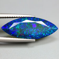 3.18 Cts_Blue Pin Fire_100 % Natural Top 3D Flash Welo Solid Black Opal for sale  Shipping to South Africa