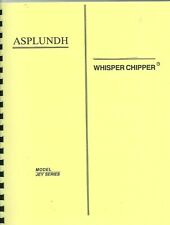 Asplundh Chipper Whisper Chipper Operating & Parts Manual-JEY for sale  Shipping to South Africa