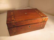 Inlaid wooden box for sale  LOCHGILPHEAD