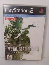 Metal Gear Solid 3: Snake Eater (Ps2, 2005) PAL Konami inclui manual comprar usado  Enviando para Brazil