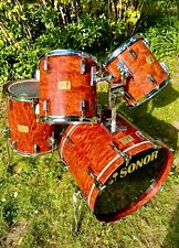 Sonor Signature Special Edition 24,12,13,16 Lacquered Bubinga, Collectors item, used for sale  Shipping to South Africa