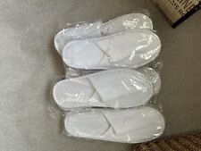 white towelling slippers for sale  ABERDEEN