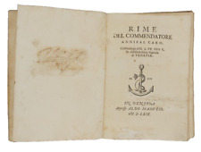 Libro antico manuzio usato  Napoli