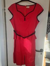 Kleid rot 50er gebraucht kaufen  Berlin