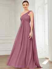Elegant evening dress A-line shoulder strapless long dress bridesmaid dress for sale  Shipping to South Africa