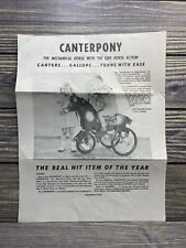 Vintage advertisement canterpo for sale  Marion