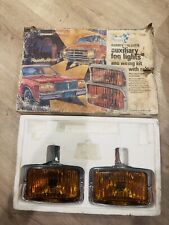Luces antiniebla auxiliares halógenas de cuarzo vintage NOS Sears “solo luces” años 70 segunda mano  Embacar hacia Argentina