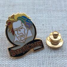 Pin's Folies ❤️French  Vintage Enamel Music Musician Tablo pin BEETHOVEN na sprzedaż  Wysyłka do Poland