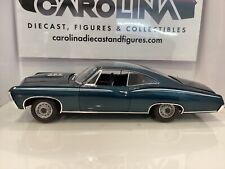 1:18 ERTL AUTHENTICS 1967 CHEVY IMPALA 427 PARTS CAR GREEN ON BLACK MA# 1650 for sale  Shipping to South Africa