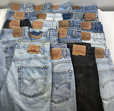 Usado, Lote por atacado de 20 jeans Levi's vintage com aba de papel tamanho 38 azul/preto comprar usado  Enviando para Brazil