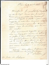 MARECHAL RANDON 1795 - 1871 Lettre à Jules de Lesseps Bône LETTRE AUTOGRAPHE comprar usado  Enviando para Brazil
