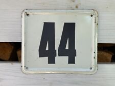 Placa de placa de metal vintage esmaltada número “44”. comprar usado  Enviando para Brazil