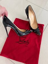 christian louboutin Black Studded Heels Court Shoes Size 37.5, Uk 4.5 for sale  Shipping to South Africa