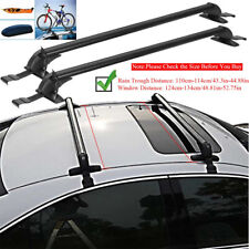 Used, Universal Car Top Roof Rack Cross Bar 43.3" Luggage Carrier Aluminum With Lock for sale  Shipping to South Africa