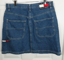 Saia lápis jeans Tommy Hilfiger comprimento midi anos 90 Y2K tamanho 14 vintage comprar usado  Enviando para Brazil