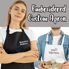 Personalised embroidered apron for sale  BIRMINGHAM