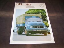 TOPRARITÄT Herrlicher Prospekt Mercedes L LS 1313 von 1979 LKW !!! comprar usado  Enviando para Brazil