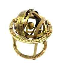 Brass engraved armillary for sale  Shipping to Ireland