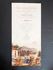 Menu vittel 1907 d'occasion  La Crau