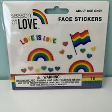 Pride face stickers for sale  Shipping to Ireland