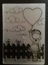 Girl balloon embossing for sale  WARE