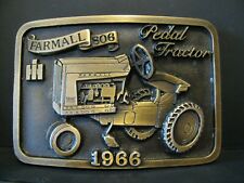 RARE 1966 Farmall 806 IH PEDAL TRACTOR Brass Belt Buckle Spec Cast Lt Ed 008/250 for sale  Elizabeth